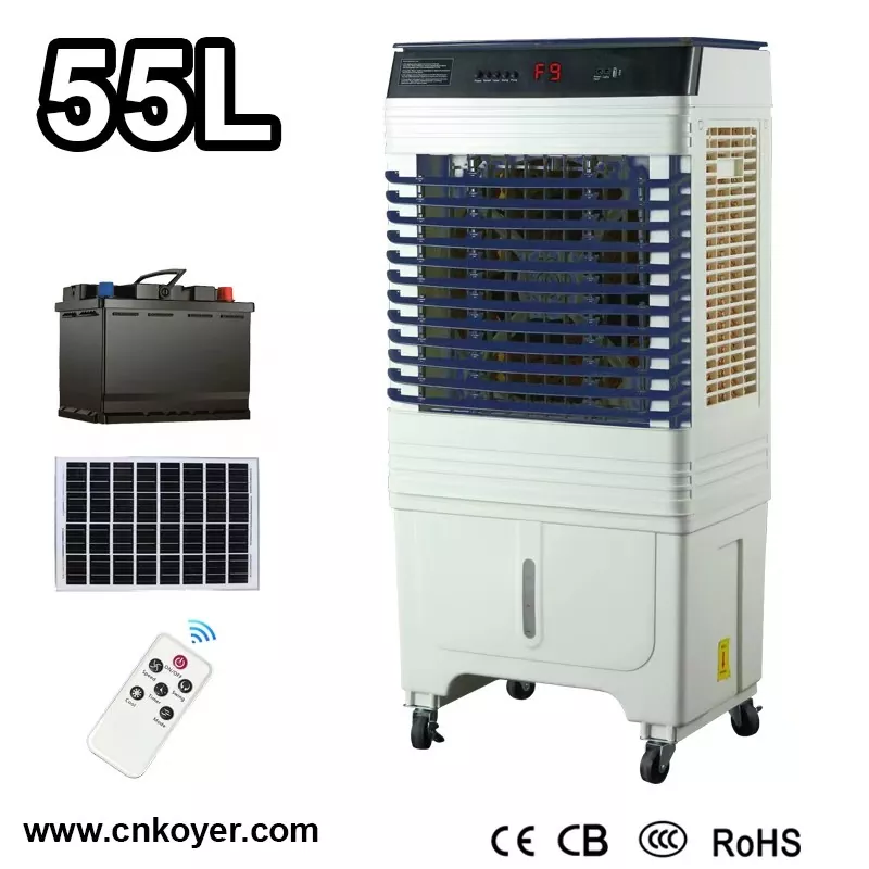 Inteligentny wentylator chłodnicy powietrza z możliwością ładowania